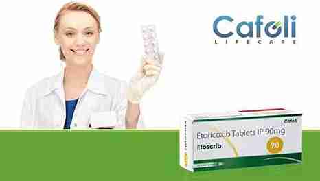 Etoscrib 90 Tablet at Best Price in Analgesic Franchise for NSAID and Pain Relief, Muscle Relaxant.